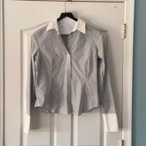 “The Limited” Pinstripe Blouse
